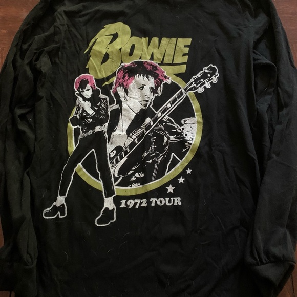 Long sleeved David Bowie reproduction licensed shirt - Picture 2 of 2